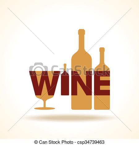 450x470 Wine Glass Bottle Logo Silhouette In Vector Format Clip Art Vector