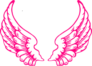 299x213 Pink Angel Wings Clip Art