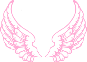 299x213 Pink Guardian Angel Wings Clip Art