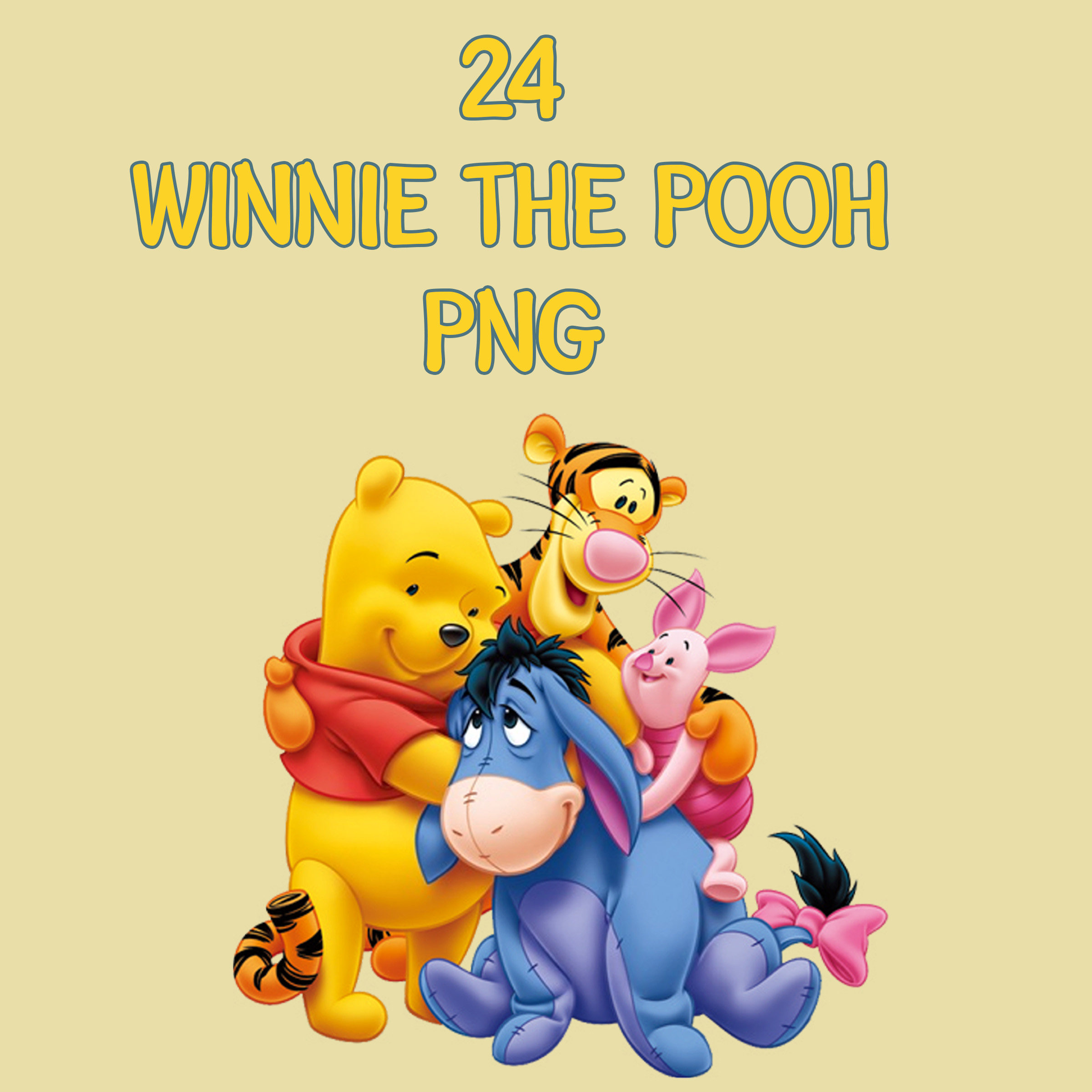 2400x2400 Winnie The Pooh Clip Art Poster Making Arts And Crafts Diy