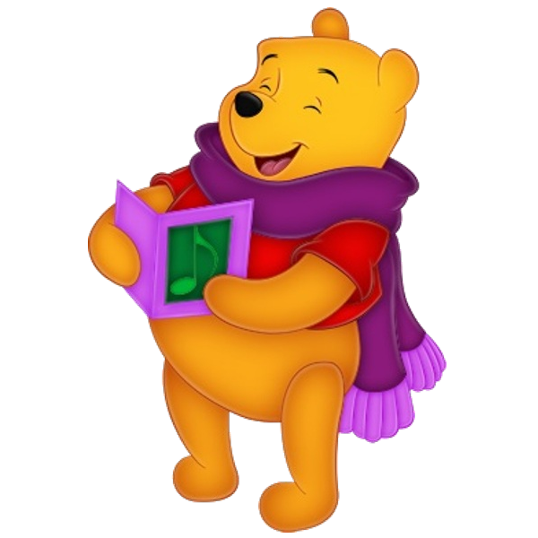 600x600 Pooh Christmas