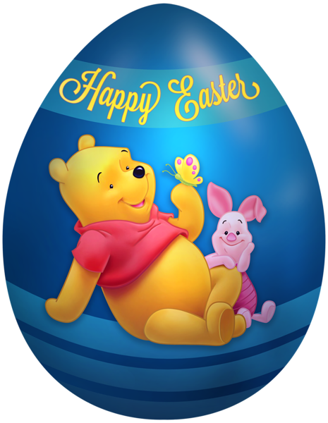 465x600 Kids Easter Egg Winnie The Pooh And Piglet Png Clip Art Image