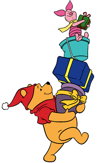 400x662 Collection Of Christmas Winnie The Pooh Clipart High Quality