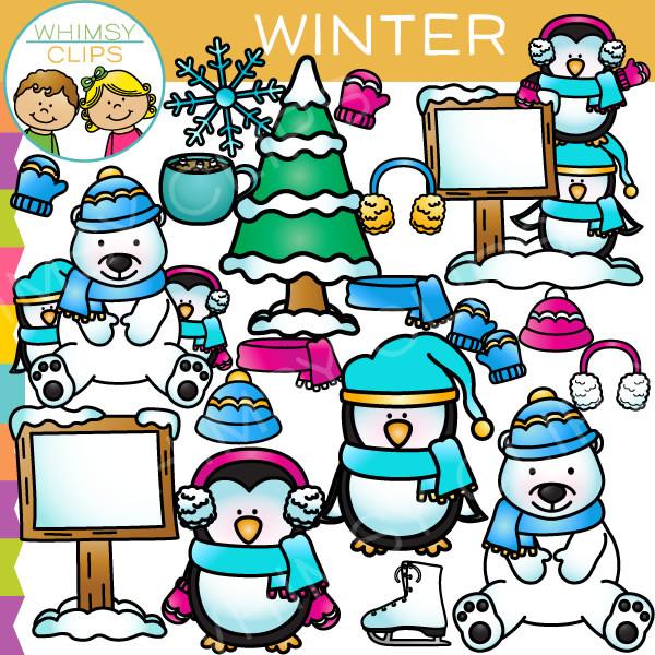 600x600 Winter Clip Art , Images Amp Illustrations Whimsy Clips