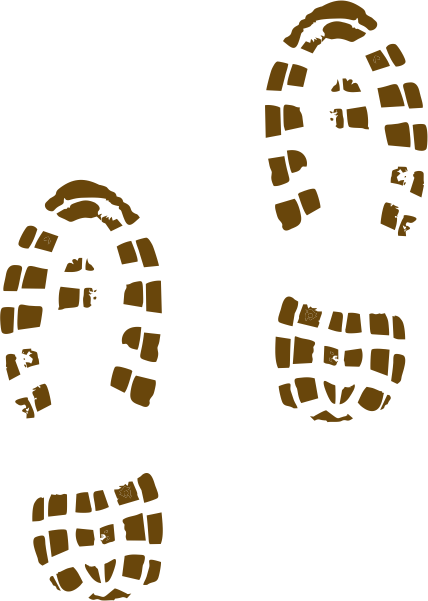 428x601 Clip Art Of Hiking In Winter Clipart