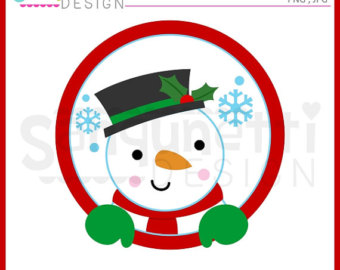 340x270 Winter Clip Art Round Labels Xmas Clip Art Winter Characters