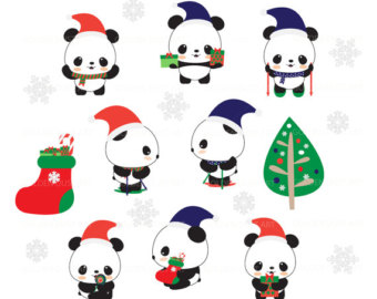 340x270 Panda Party Clip Art Amp Printables Set Ca051 Clipart Panda Wall