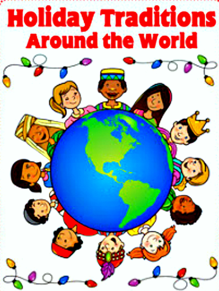 754x1002 Winter Holidays Around The World Clipart