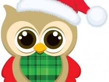 220x165 Christmas Owl Clipart Christmas Owls Clipart Set Cute Owl Clip Art