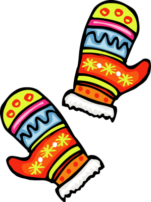 299x400 Hats Gloves Scarves Clipart