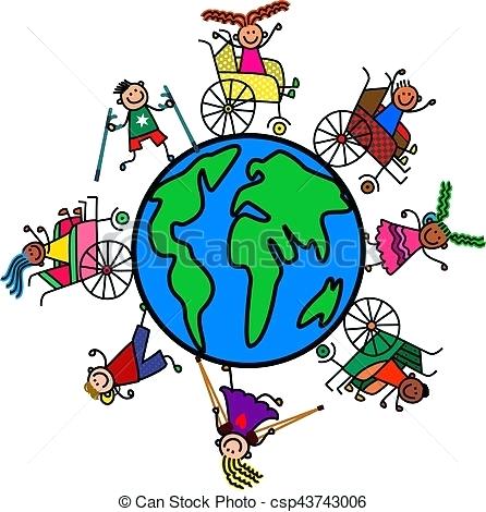 446x470 Disability Clip Art Clip Art Kids With Disabilities Abilities Kids