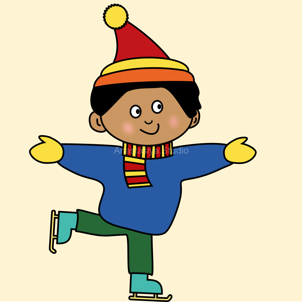 1024x1024 Winter Kids Clipart Set Contains ~10 Png Color Images. ~10 Png