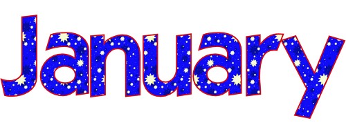 500x178 January Clipart Free Clipartlook