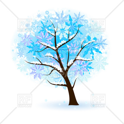 400x400 Stylized Winter Tree Vector Image Vector Artwork Of Plants