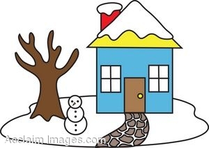 300x212 Collection Of Winter House Clipart High Quality, Free