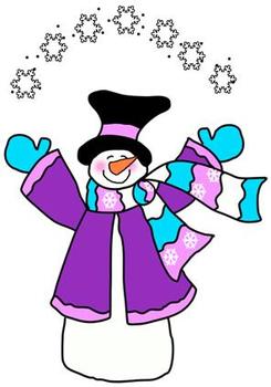 245x350 Purple Winter Clipart