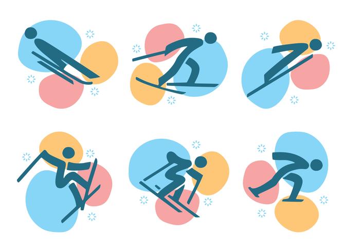 665x490 Winter Olympics Korea Pictogram Vector