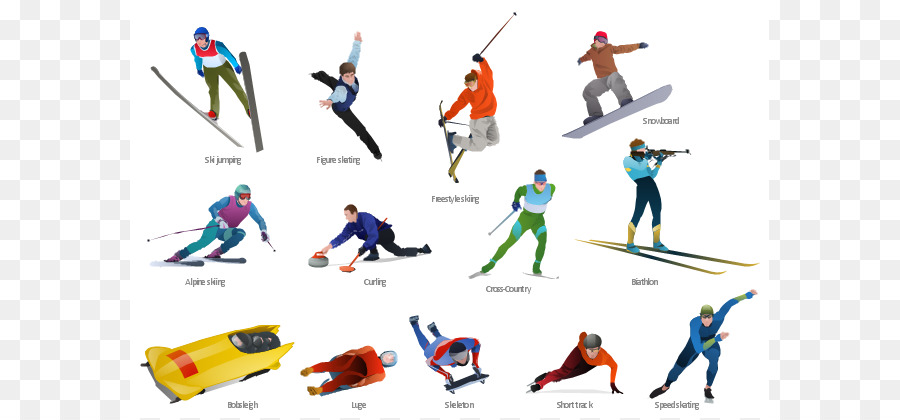 900x420 2018 Winter Olympics Winter Sport Skiing Snowboarding Clip Art