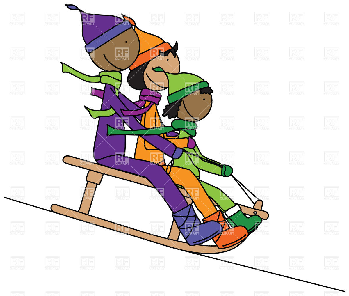 1200x1017 Collection Of Winter Sledding Clipart High Quality, Free