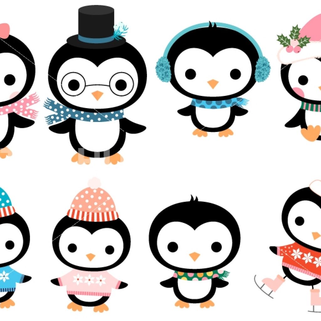 1024x1024 Cute Penguin Clipart Wedding Clipart