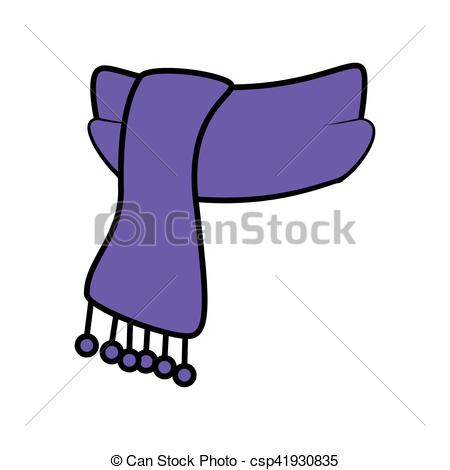 450x470 Winter Scarf Clothes Icon Vector Illustration Design Vectors
