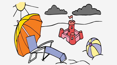 454x255 Beach Coloring Pages 20 Free Printable Sheets To Color