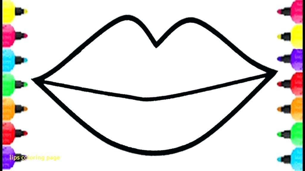 1024x576 Coloring Lips Coloring Pages For Kids Winter Lips Draw Lip
