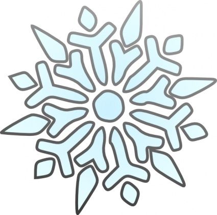 425x421 Download Erik Single Snowflake Clip Art Vector Free Christmas