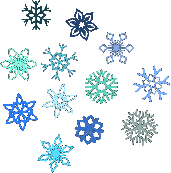 588x596 Each Snowflake Is Unique, As Represented In This Collection