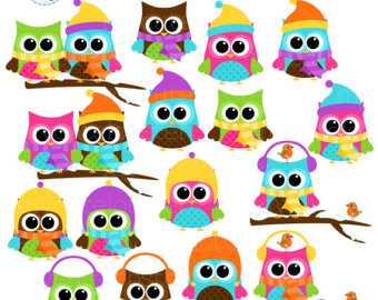 340x270 Owl Clipart Winter
