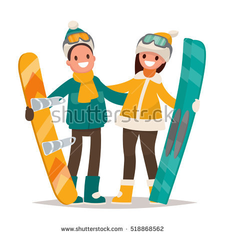 450x470 Snowboarding Clipart Wintertime