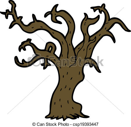 450x435 Cartoon Winter Tree Eps Vector