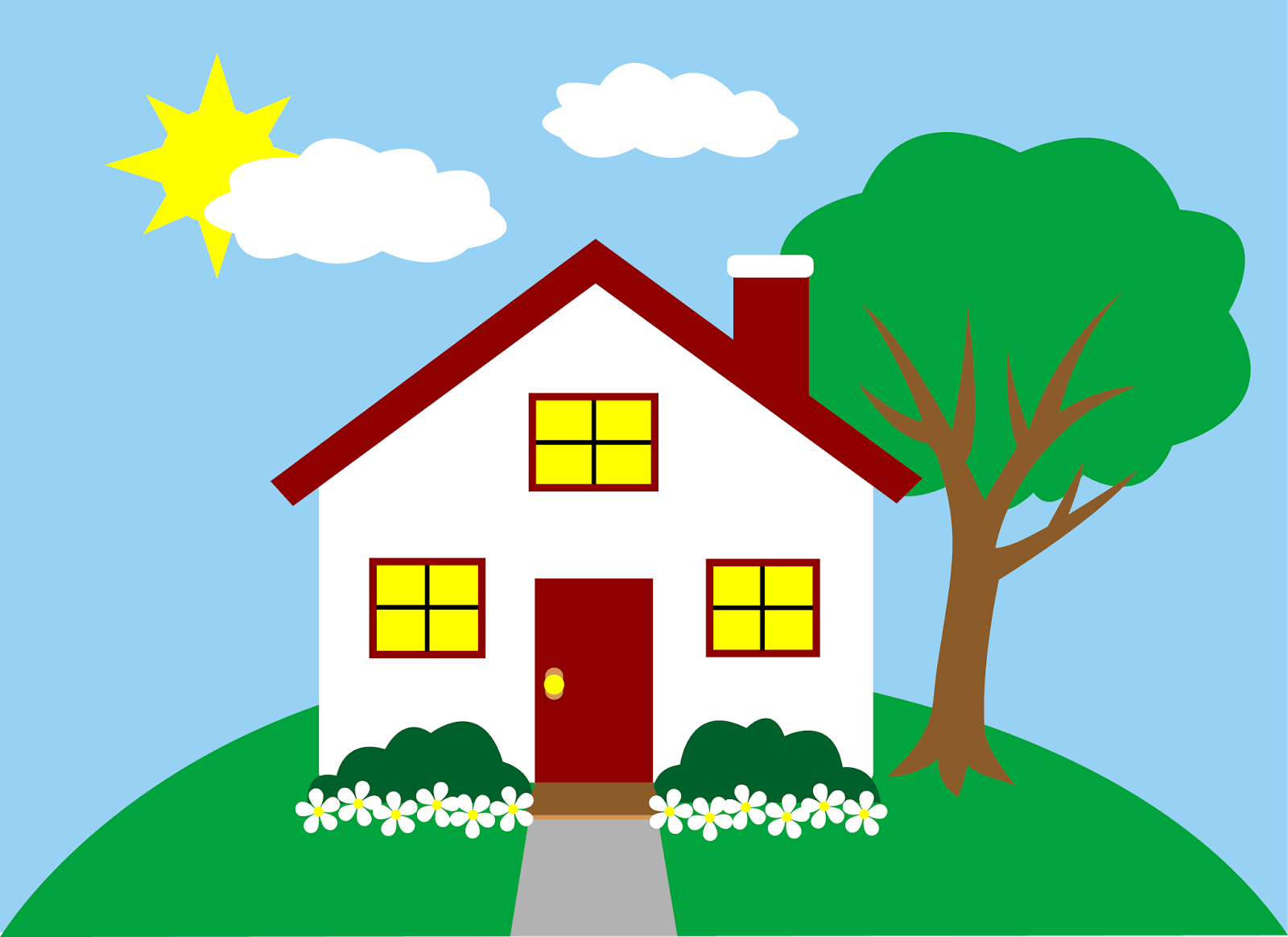 1600x1163 Clip Art Houses Clip Art