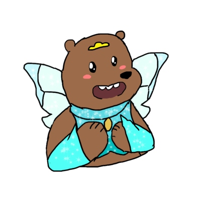 400x400 We Bare Bears X Winx Club Grizz By Austriannight