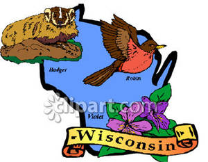 300x233 Robin Clipart Wisconsin
