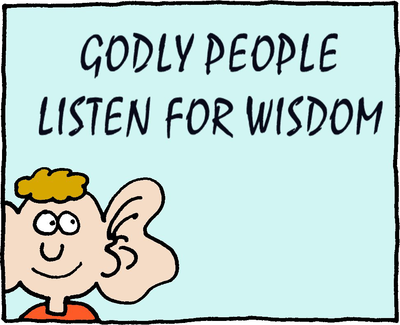 400x325 Clip Art Of Listening To Wisdom Clipart