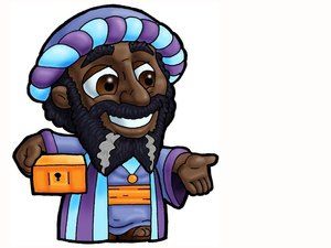 300x225 Wise Man With Gold. Slide 20 Bible Images