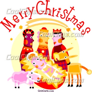 300x301 Wise Men With Baby Jesus And Animals Clip Art