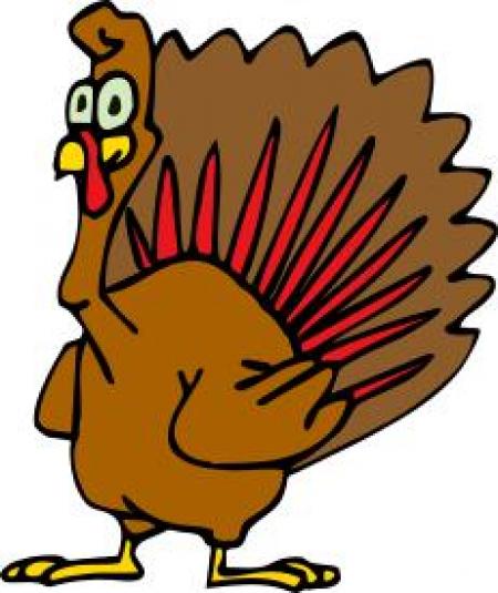 450x535 Turkeys With Wishbone Clipart