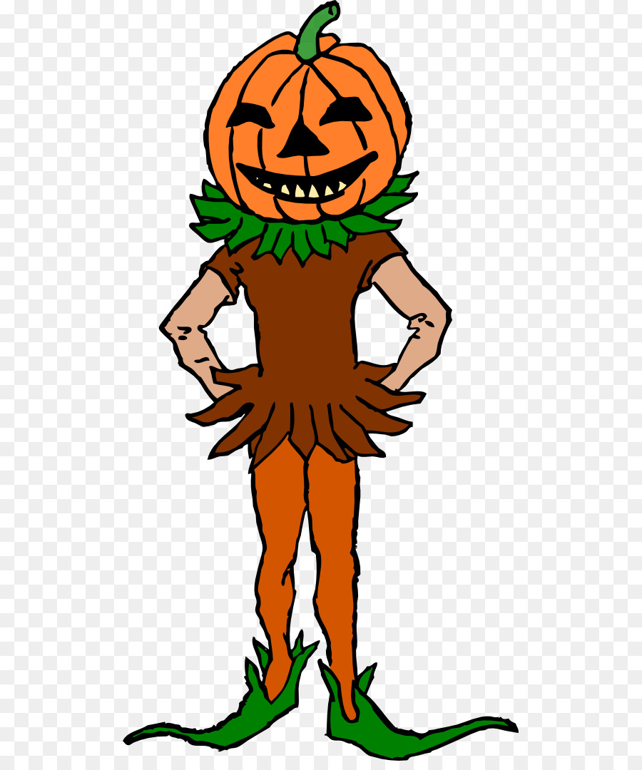 900x1080 Pumpkin Halloween Boy Clip Art