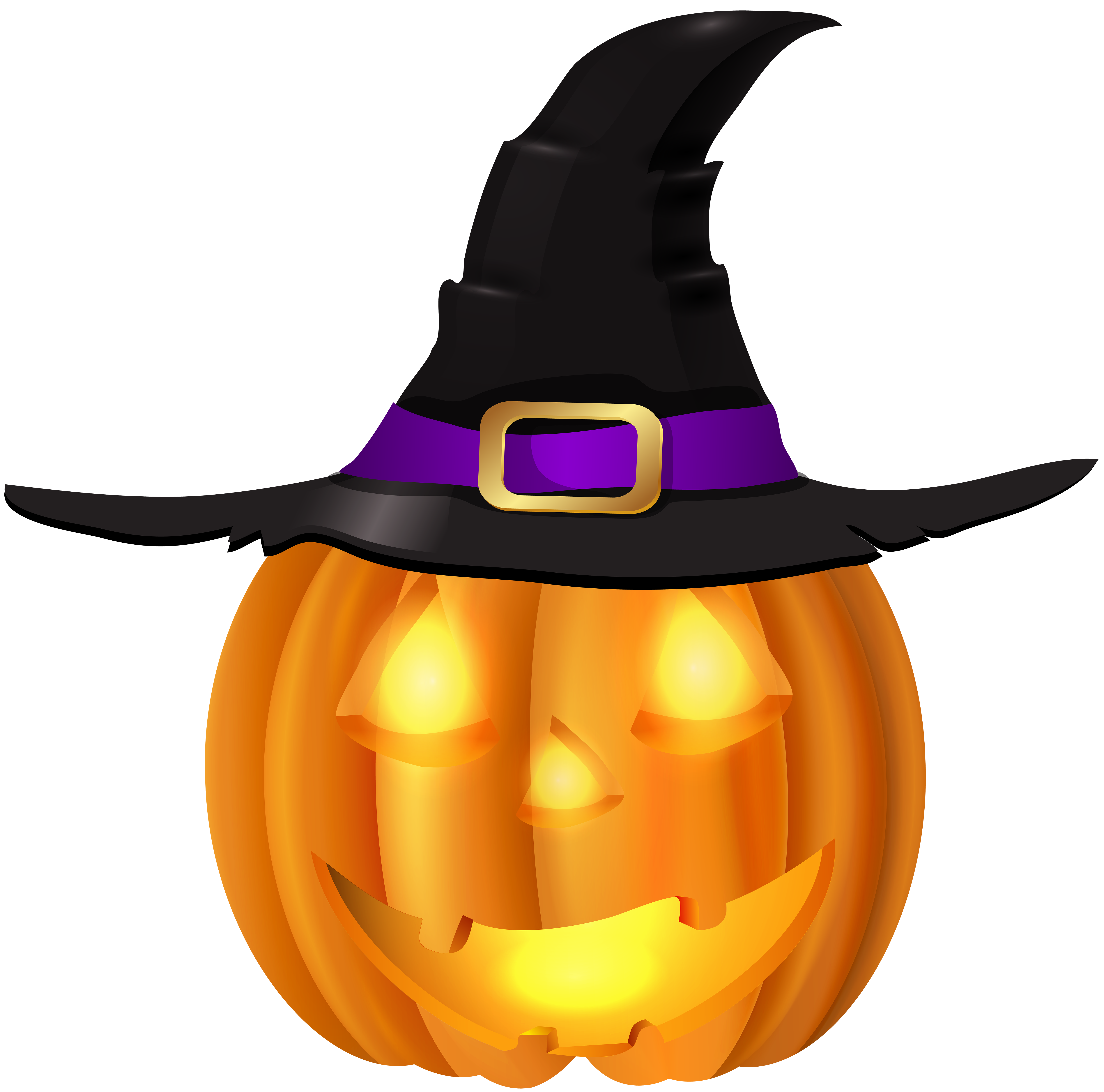 6000x5933 Halloween Pumpkin With Witch Hat Png Clip Artu200b Gallery