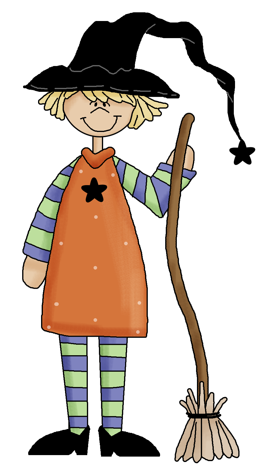 874x1559 Kids Witch Clip Art