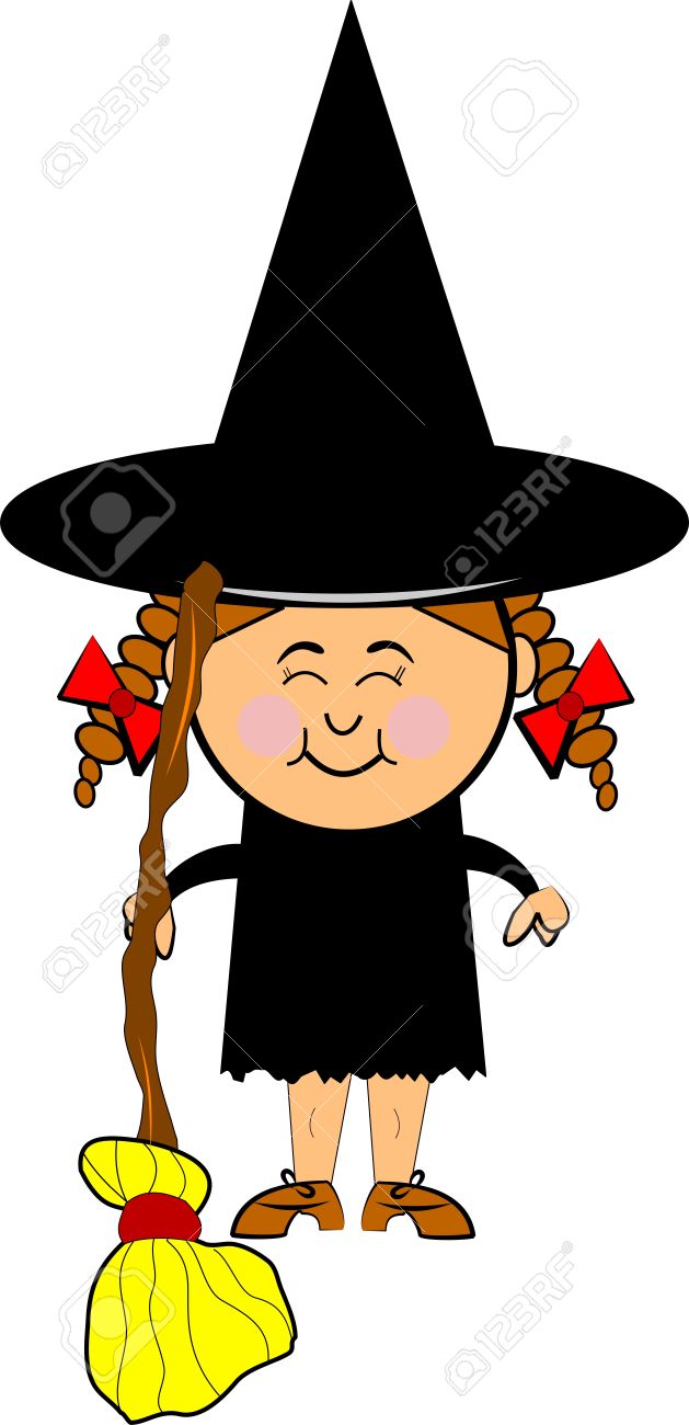 629x1300 Witch Hat Clipart Purple
