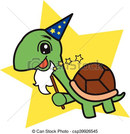 450x466 Wizard Turtle Vector Art Illustration Eps Vector