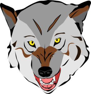 291x299 Gray Wolf Clipart Grey Wolf