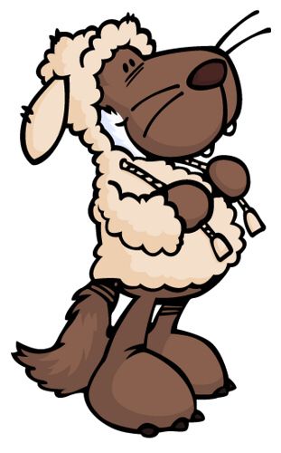 311x500 Wolf 2 Sheep And Moose Wolf