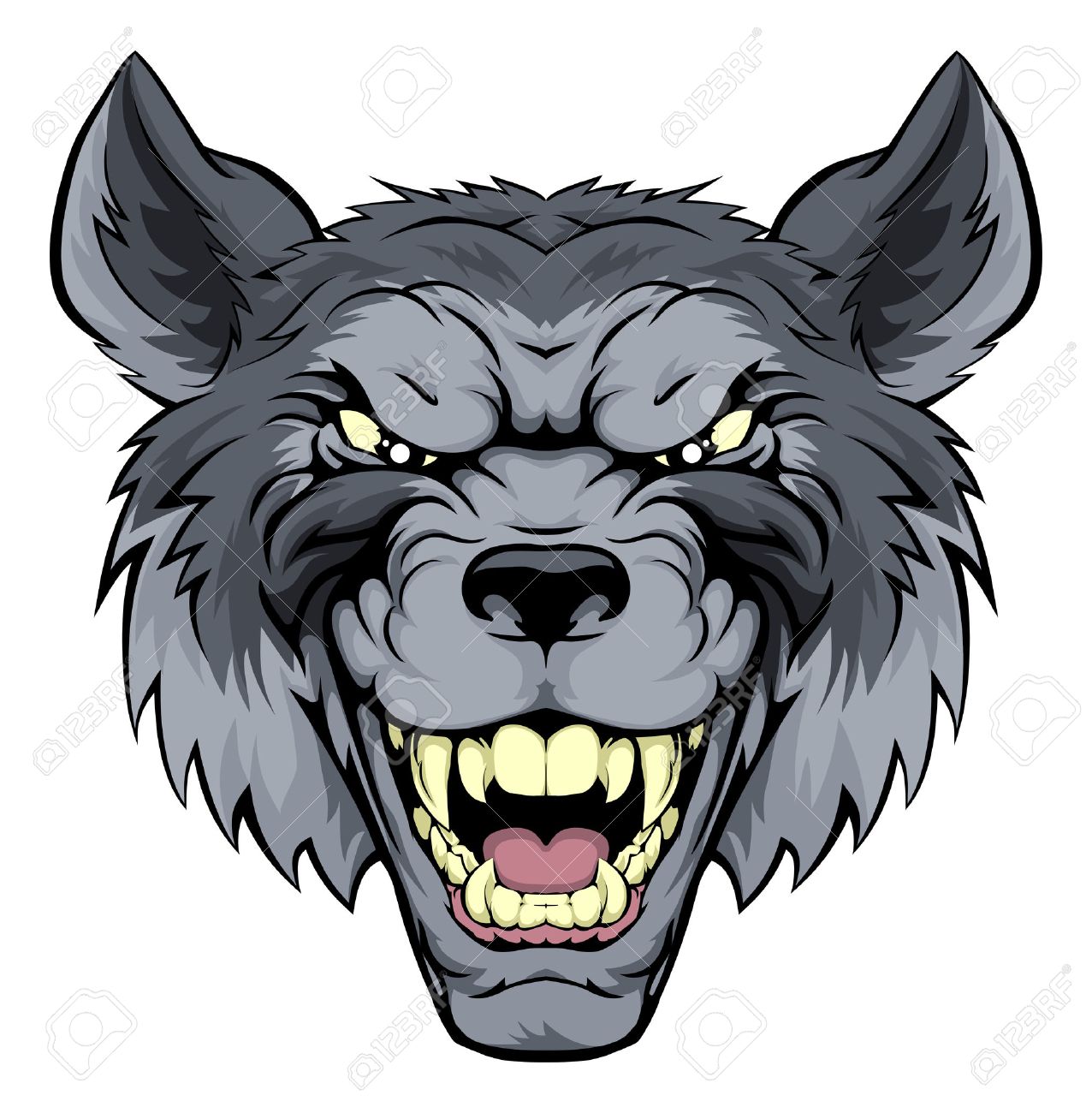 1276x1300 Wolf Clipart Growl
