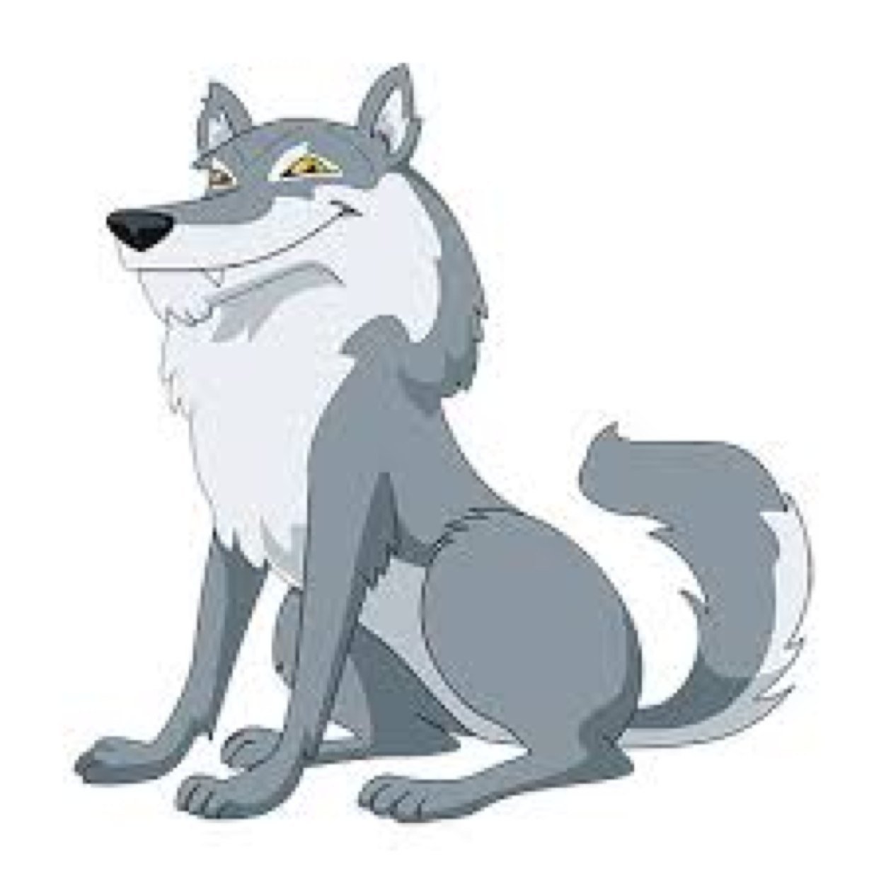 1252x1252 Wolf Clipart Funny 4064797