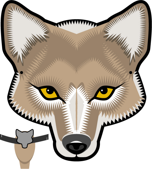 582x644 Mask Clipart Wolf