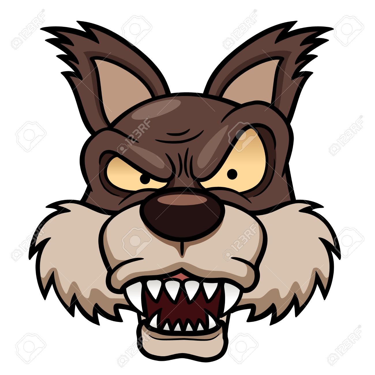 1300x1300 Werewolf Clipart Funny Cartoon 4051843